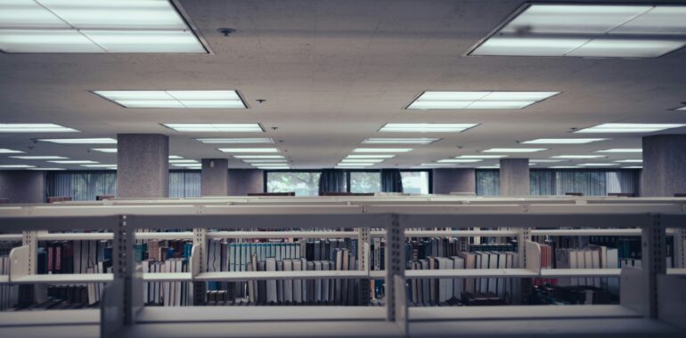 A library in one of the best sociology degree schools