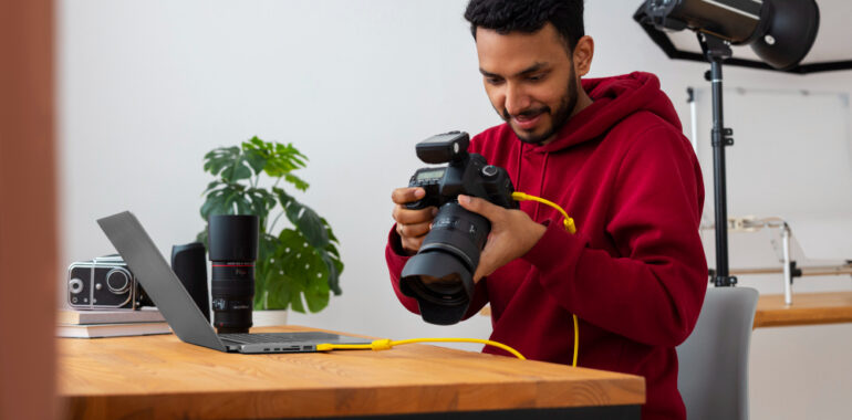 A bachelor's degree to start as a photographer