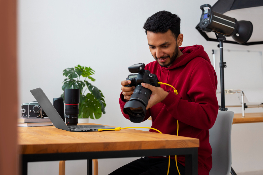 A bachelor's degree to start as a photographer